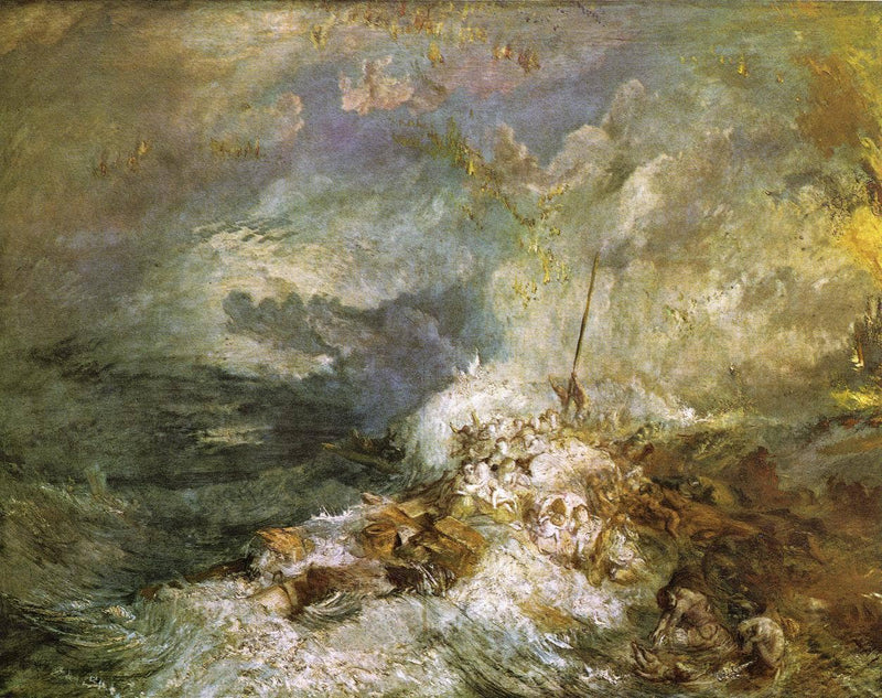Fire at Sea by J.M.W. Turner — Oil Painting Reproduction