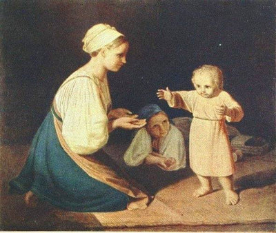 First Steps (Peasant Woman with child) in bedroom