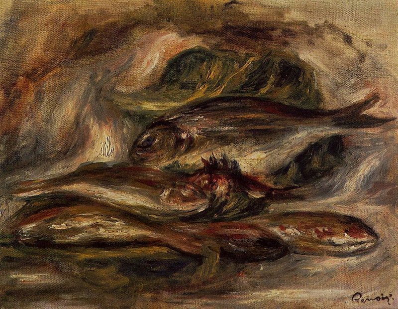 Fish by Pierre-Auguste Renoir — Oil Painting Reproduction