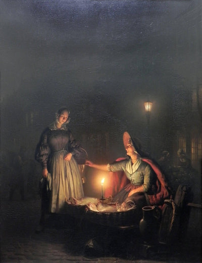 Fish seller, Evening Market in bedroom