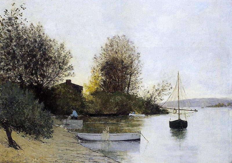 Fishermen on the Banks of the Loire by Maxime Maufra — Oil Painting Reproduction