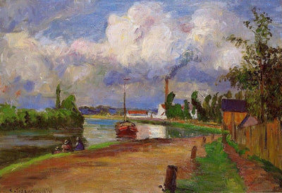 Fishermen on the Banks of the Oise in kitchen