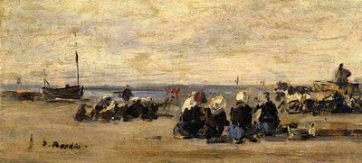 Fishwomen at Berck in bedroom