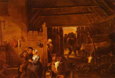 Flanders In a Peasant Cottage in study