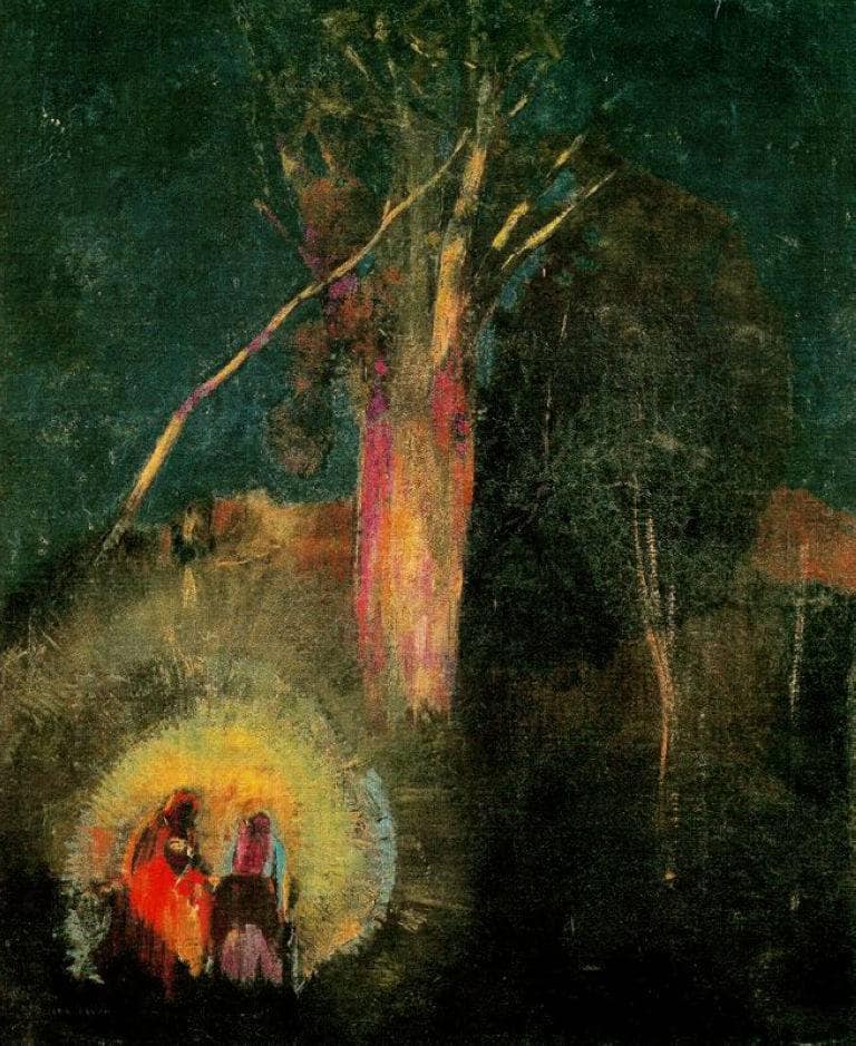 Flight into Egypt by Odilon Redon — Oil Painting Reproduction