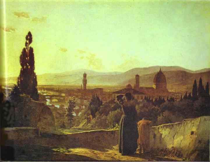 Florence by Nikolai Ge — Oil Painting Reproduction