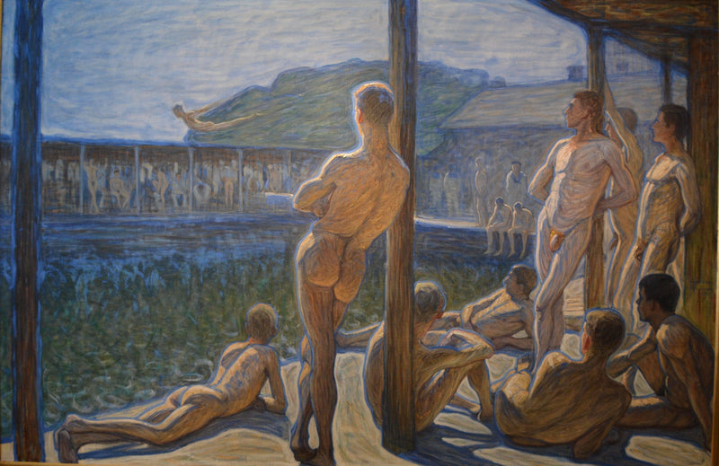 Flottans Badhus by Eugène Jansson — Oil Painting Reproduction