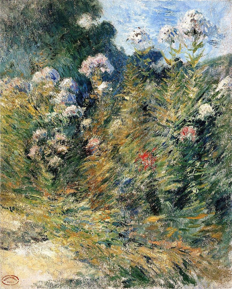 Flower Garden by John Henry Twachtman — Oil Painting Reproduction