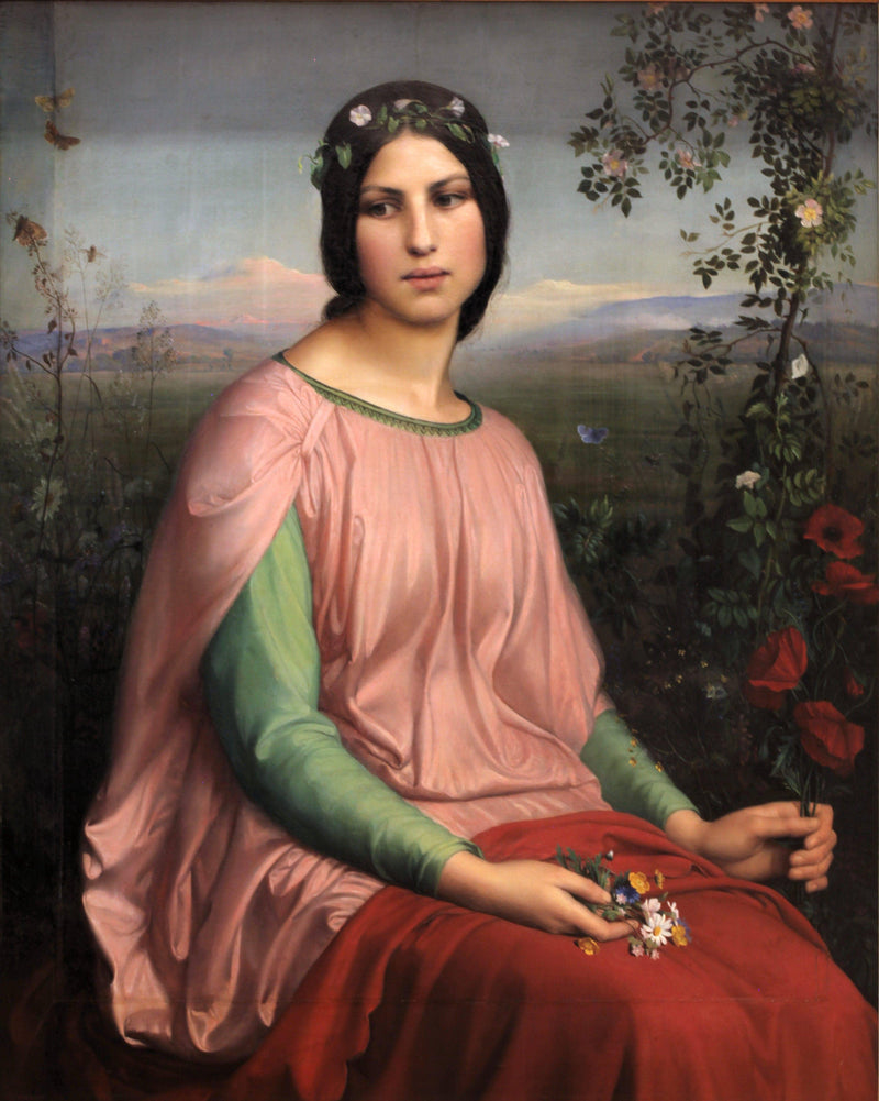 Flower of the Fields by Louis Janmot — Oil Painting Reproduction