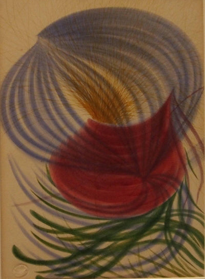 Flower of Warrand Houghton in entryway