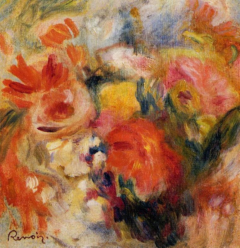 Flower Study by Pierre-Auguste Renoir — Oil Painting Reproduction