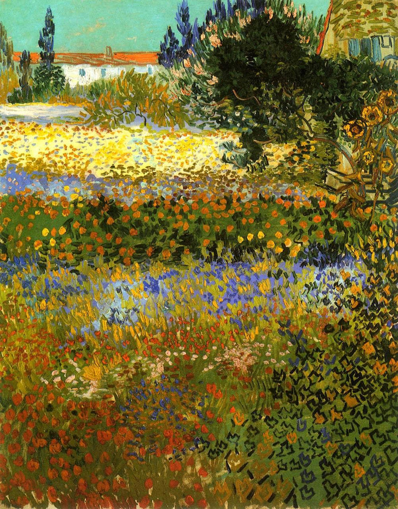 Flowering Garden by Vincent van Gogh — Oil Painting Reproduction