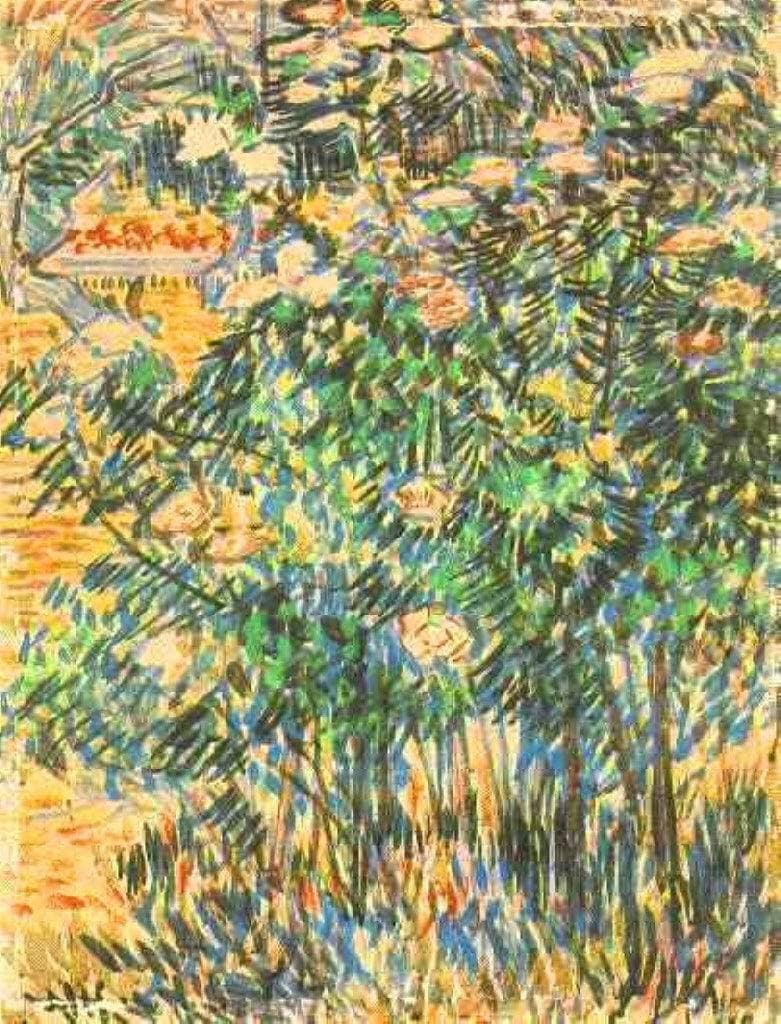 Flowering Shrubs by Vincent van Gogh — Oil Painting Reproduction