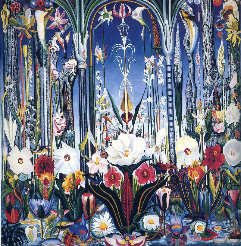 Flowers, Italy by Joseph Stella — Oil Painting Reproduction