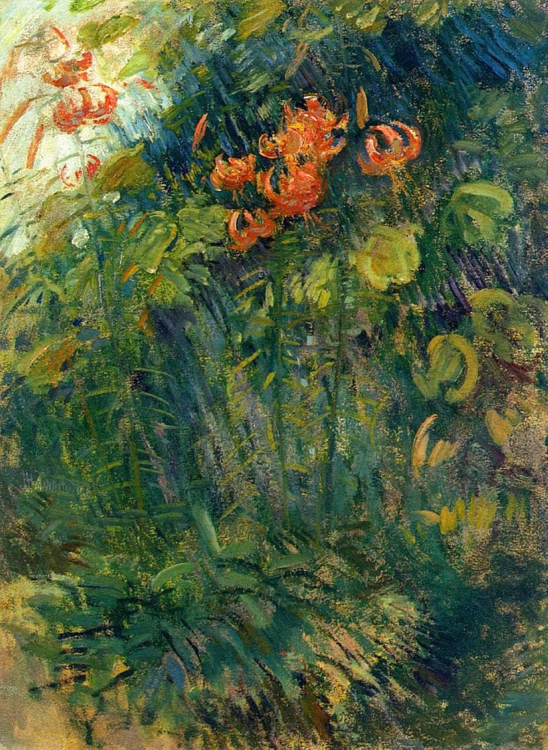 Flowers by John Henry Twachtman — Oil Painting Reproduction