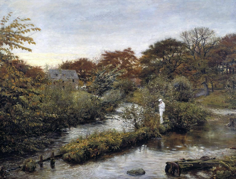 Flowing to the River by John Everett Millais — Oil Painting Reproduction