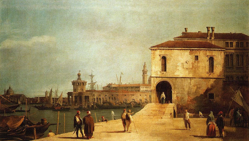 Fonteghetto della Farina by Canaletto — Oil Painting Reproduction
