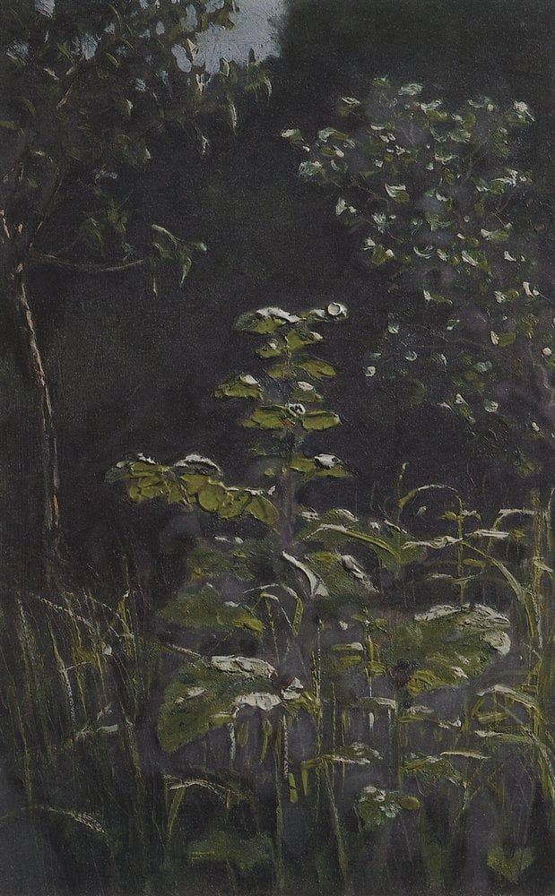 Forest. Burdock by Arkhyp Kuindzhi — Oil Painting Reproduction