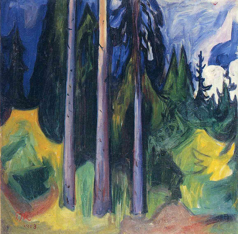 Forest by Edvard Munch — Oil Painting Reproduction