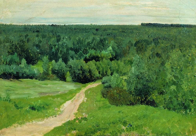 Forest gave by Isaac Levitan — Oil Painting Reproduction