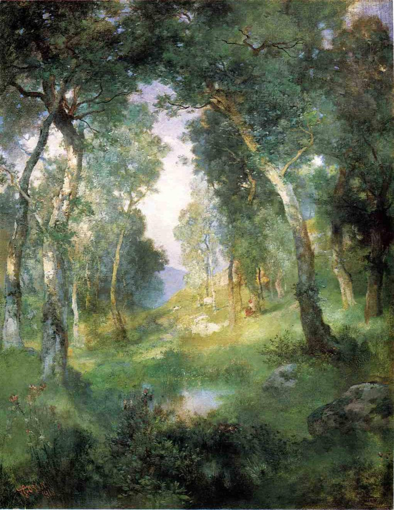Forest Glade, Santa Barbara by Julius LeBlanc Stewart — Oil Painting Reproduction