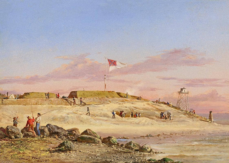 Fort Moultrie, Nov. 11, 1863 by Conrad Wise Chapman — Oil Painting Reproduction