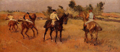 Four Jockeys in apartment