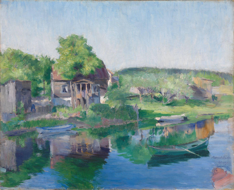 Fra Sandvikselven by Harriet Backer — Oil Painting Reproduction