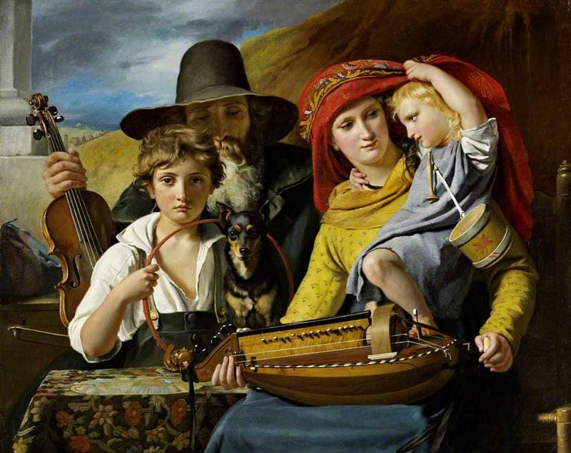 A musician family by François-Joseph Navez — Oil Painting Reproduction
