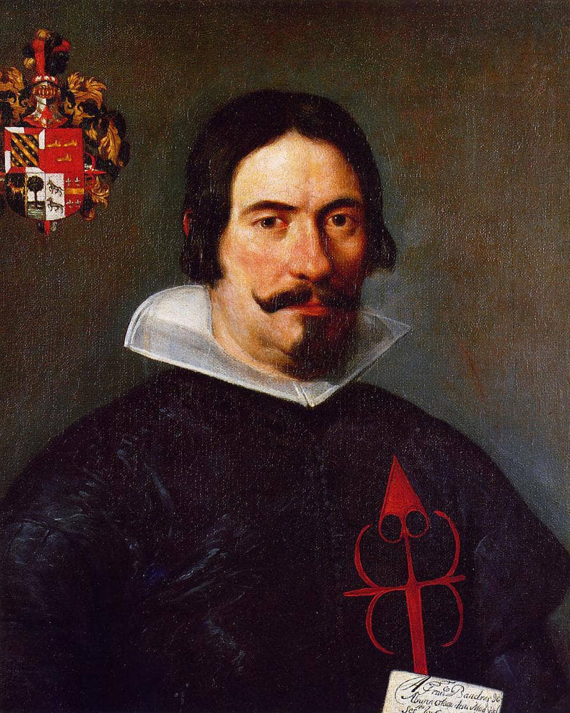 Francisco Bandres de Abarca by Diego Velazquez — Oil Painting Reproduction