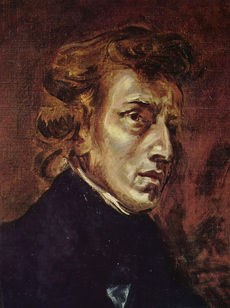 Frederic Chopin by Eugene Delacroix — Oil Painting Reproduction