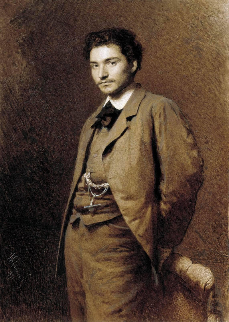 Fyodor Vasilyev by Ivan Kramskoy — Oil Painting Reproduction