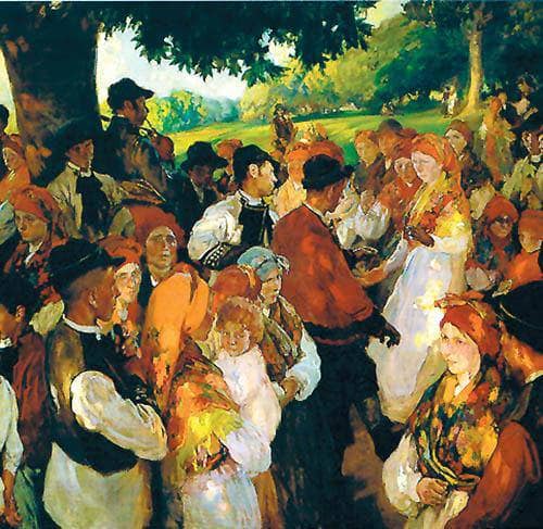 Galician party by Joaquín Sorolla — Oil Painting Reproduction
