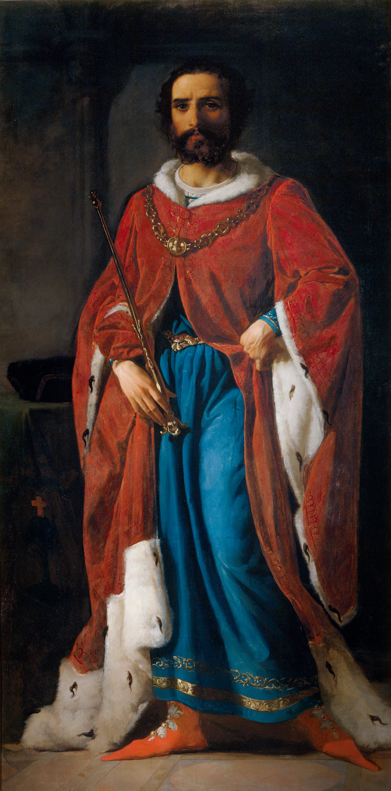 García Aznar, V count of Aragon by Eduardo Rosales, Oil Painting Reproduction