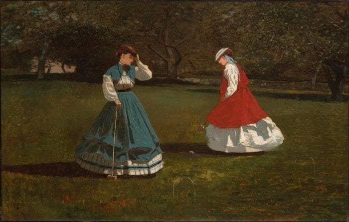 Game of Croquet by Winslow Homer — Oil Painting Reproduction