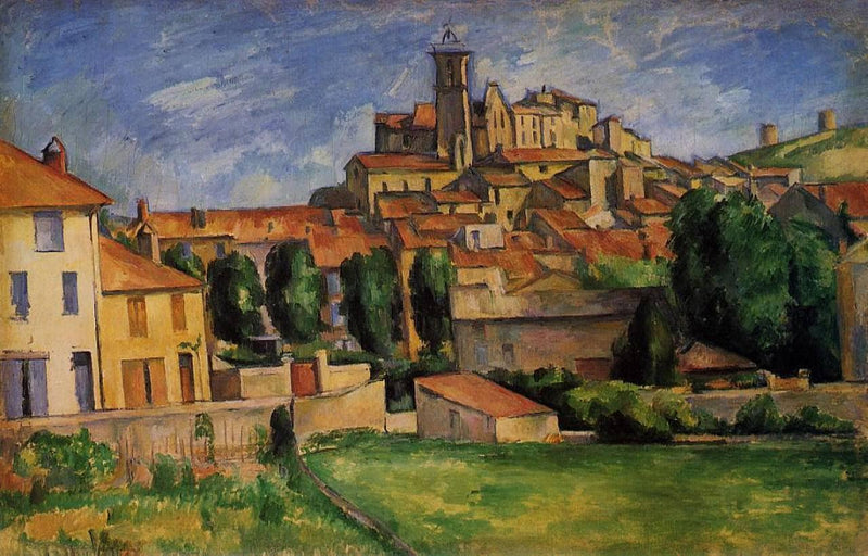 Gardanne (Horizontal View) by Paul Cezanne — Oil Painting Reproduction