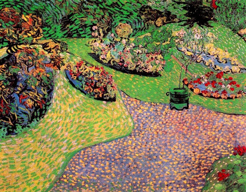 Garden in Auvers by Vincent van Gogh — Oil Painting Reproduction