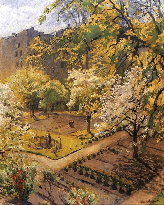 Garden by Józef Mehoffer — Oil Painting Reproduction