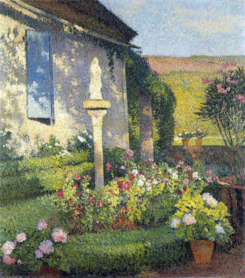 Garden of Labastide du Ver in Marquayrol by Henri Martin — Oil Painting Reproduction
