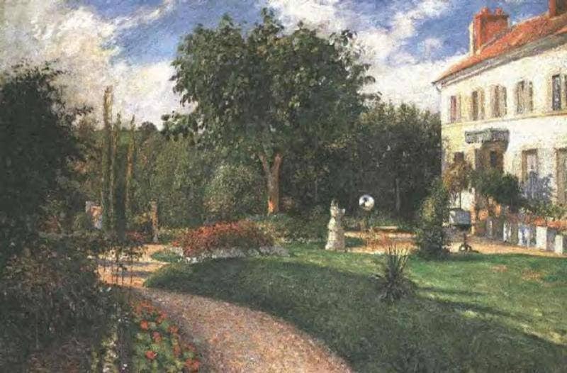 Garden of Les Mathurins by Camille Pissarro — Oil Painting Reproduction