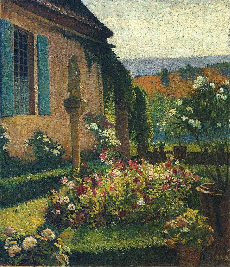 Garden of the Artist by Henri Martin — Oil Painting Reproduction