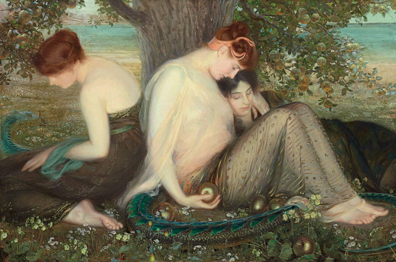 Garden of the Hesperides by Albert Herter — Oil Painting Reproduction
