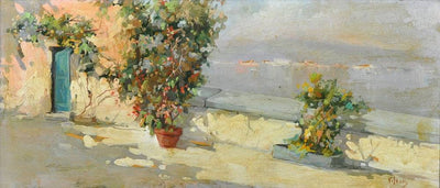 Garden view (Untitled) in modern living room