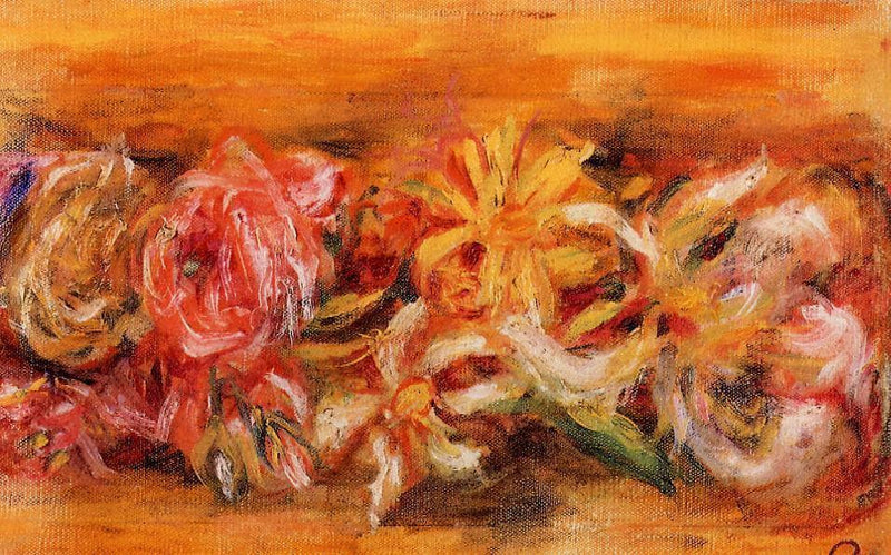 Garland of Flowers by Pierre-Auguste Renoir — Oil Painting Reproduction