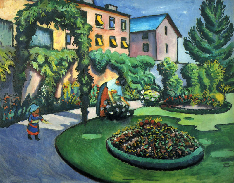 Gartenbild by August Macke — Oil Painting Reproduction
