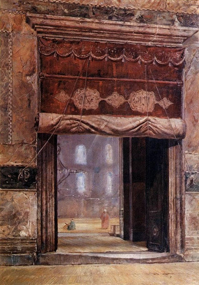 Gate of Hagia Sophia Mosque in kitchen