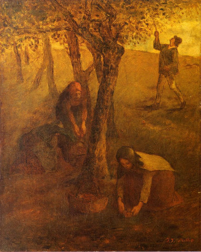 Gathering Apples in entryway