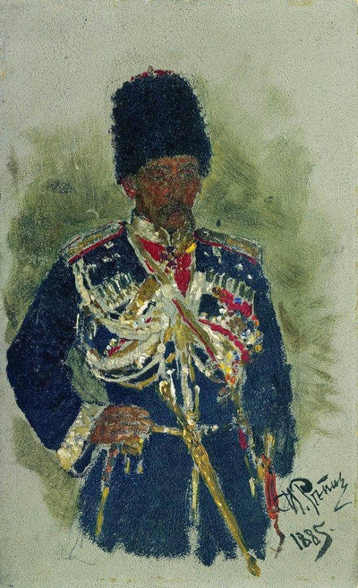 General in the form of royal guards. P.A. Cherevin. in kitchen