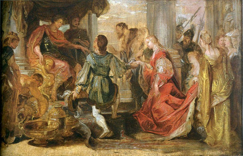 Generosity of Scipio by Peter Paul Rubens — Oil Painting Reproduction