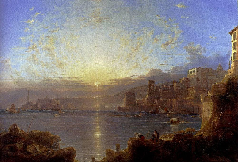 Genoa by Franz Richard Unterberger — Oil Painting Reproduction